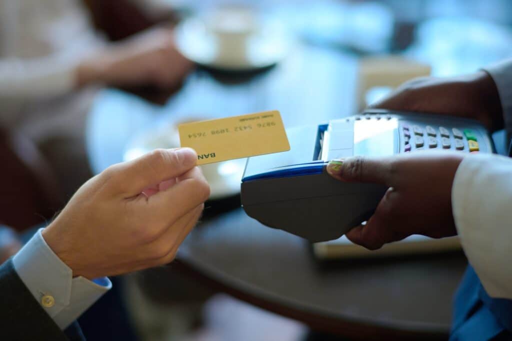 using credit card